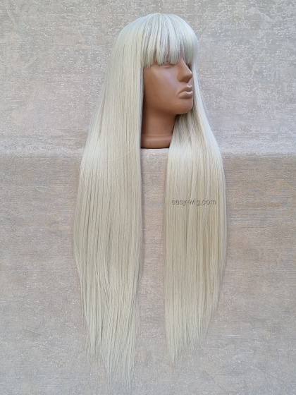 Перука блонд довга з термоволокна люкс - фото - у Дніпрі