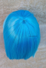 Блакитна перука каре з термоволокна - фото - з доставкою