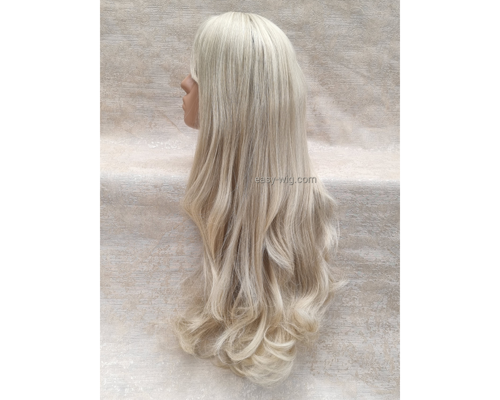 Термо перука з довгим блонд волоссям для образу Барбі - фото - у Києві
