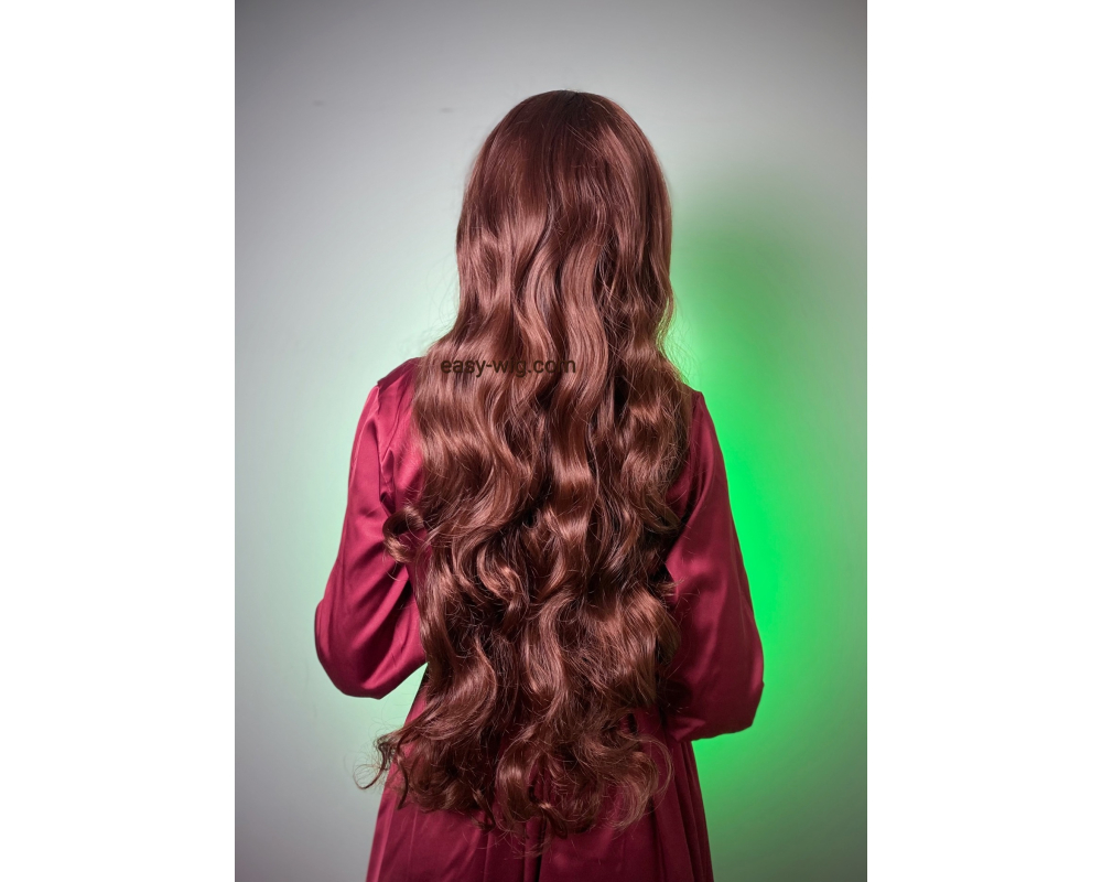 Коричнева перука з довгим волоссям - фото - у Луцьку