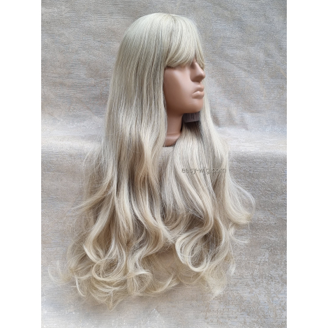 Термо перука з довгим блонд волоссям для образу Барбі