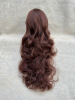 Коричнева перука з довгим волоссям - фото - дешево