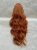 Руда перука з довгим волоссям - фото - з доставкою